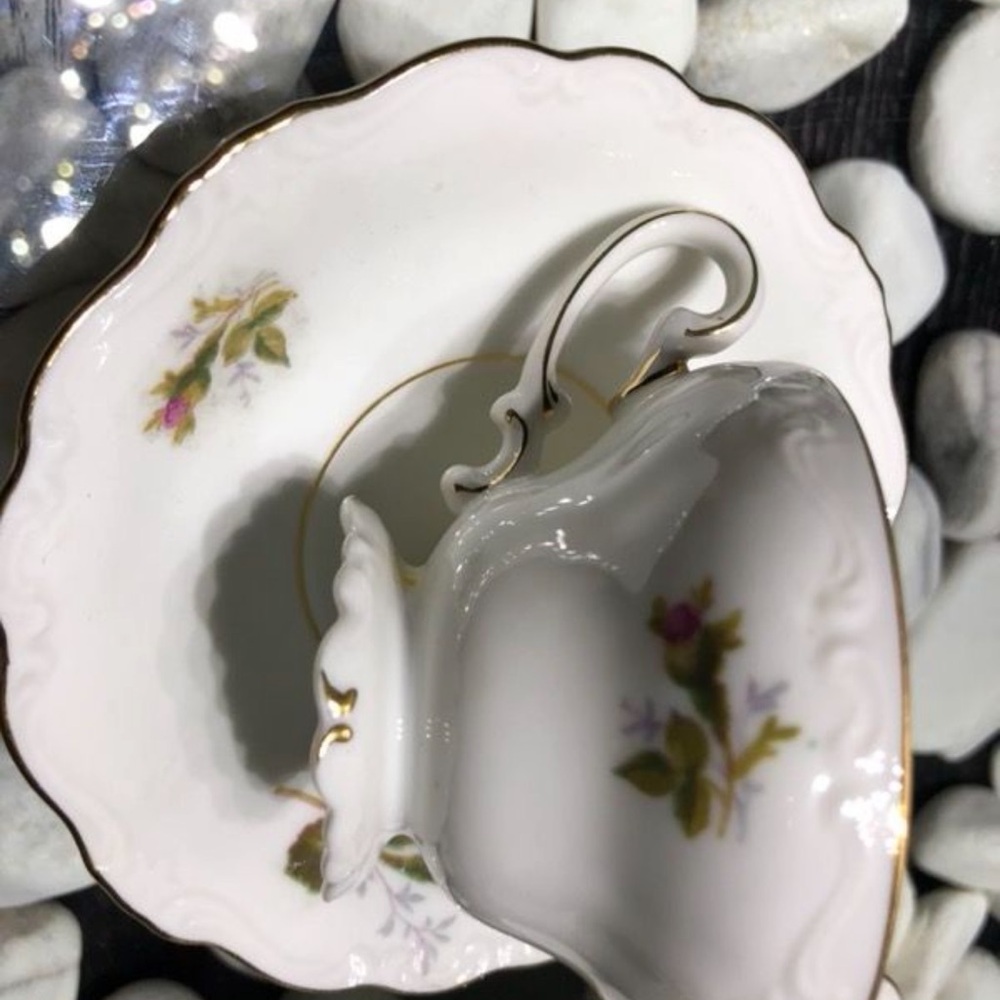 Vintage Ohata China Teacup & Saucer Set 12 pcs